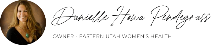 Danielle Howa Pendegrass, owner of Eastern Utah Women's Health who used Cindy's design services.
