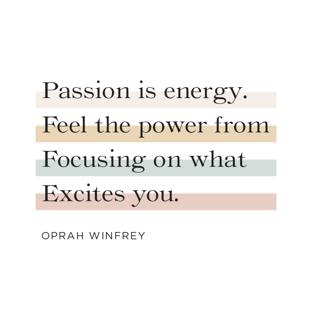 Passion in energy quote