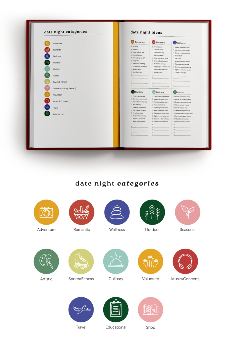 Dating on Purpose Journal Icons