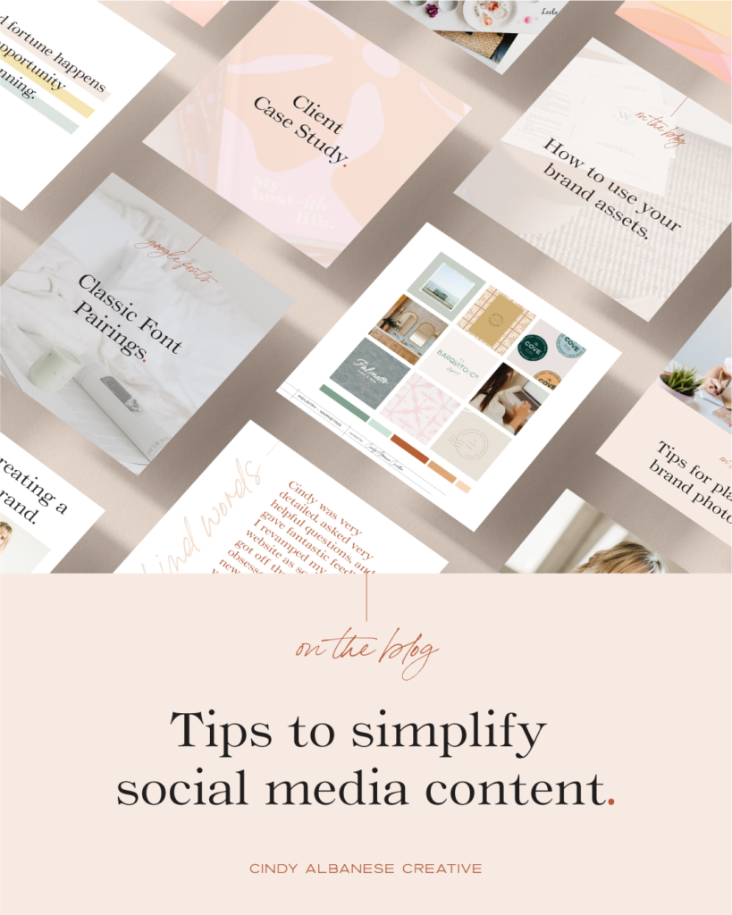 Tips to simplify your social media content