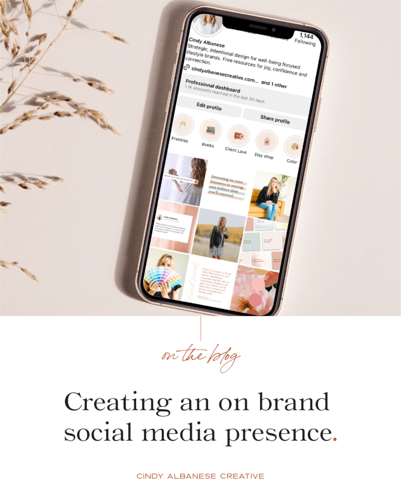 Creating an on brand social media presence