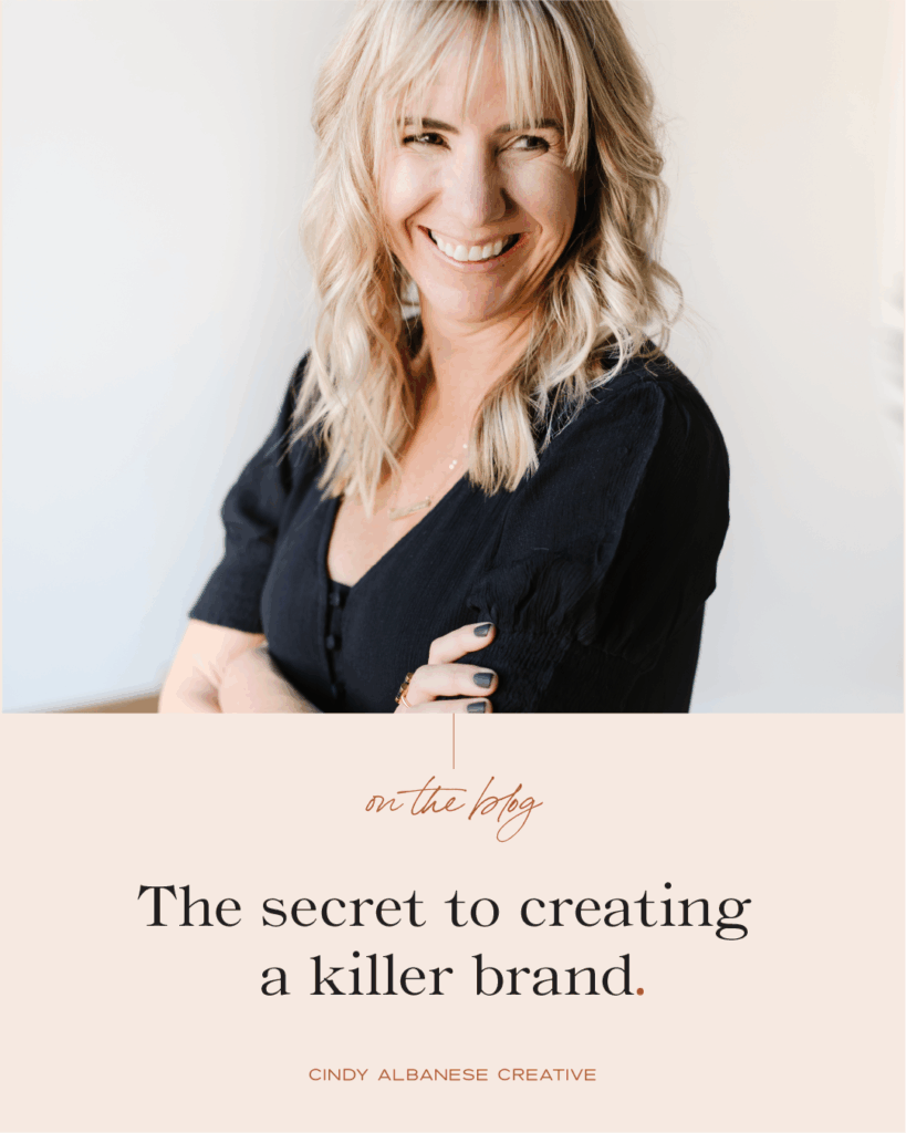 brand strategy framework Cindy Albanese Creative