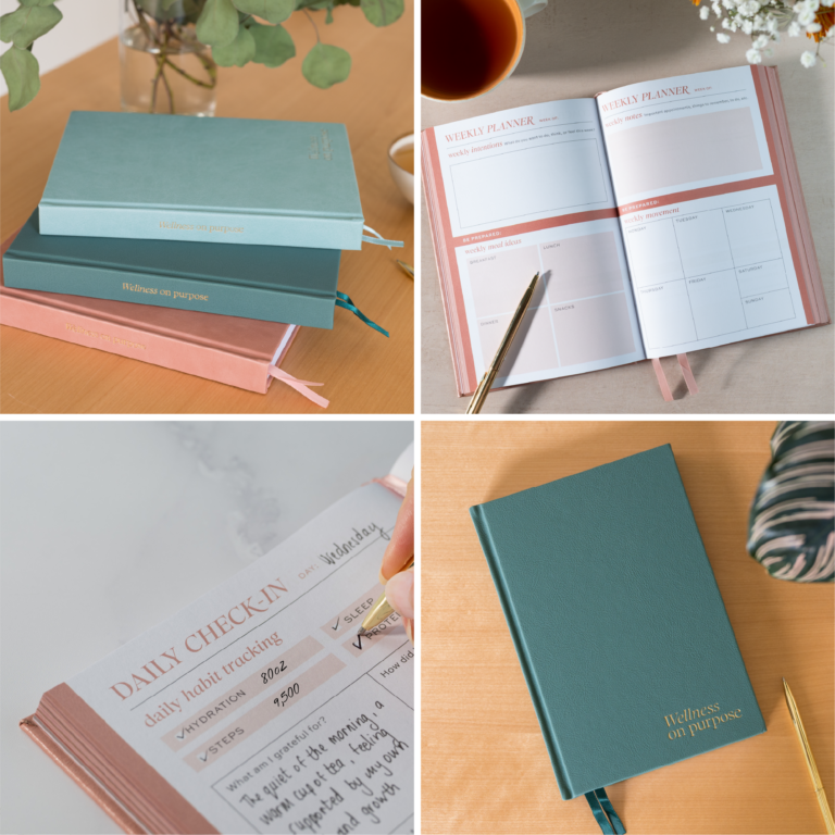 Wellness on Purpose Journal Design for Trish Allen Coaching