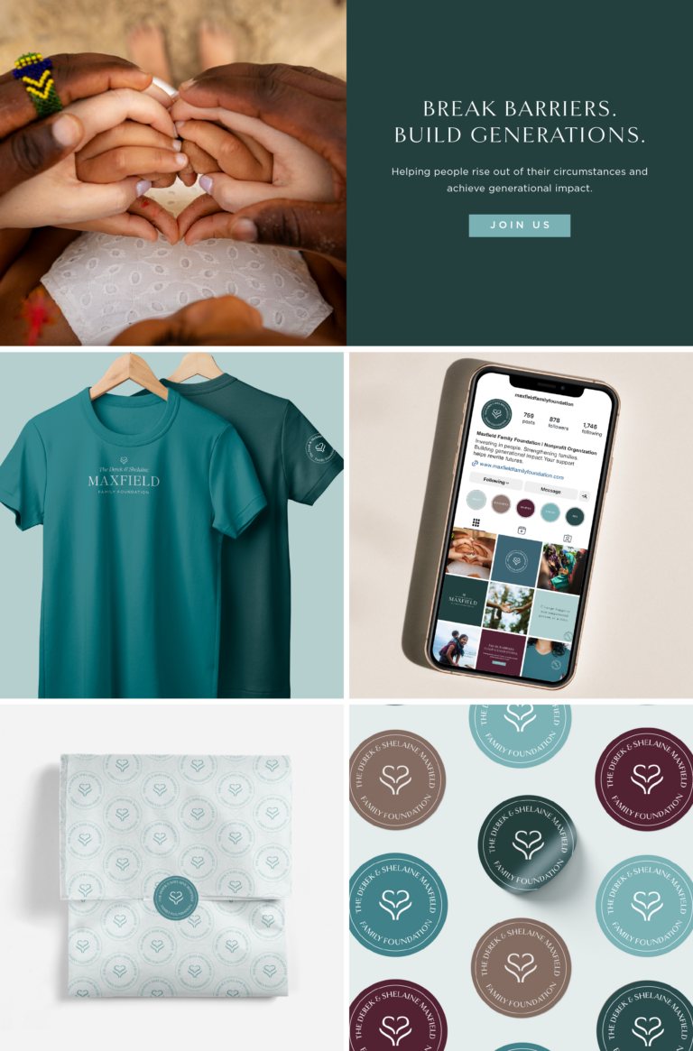 The Derek & Shelaine Maxfield Family Foundation Brand Elements