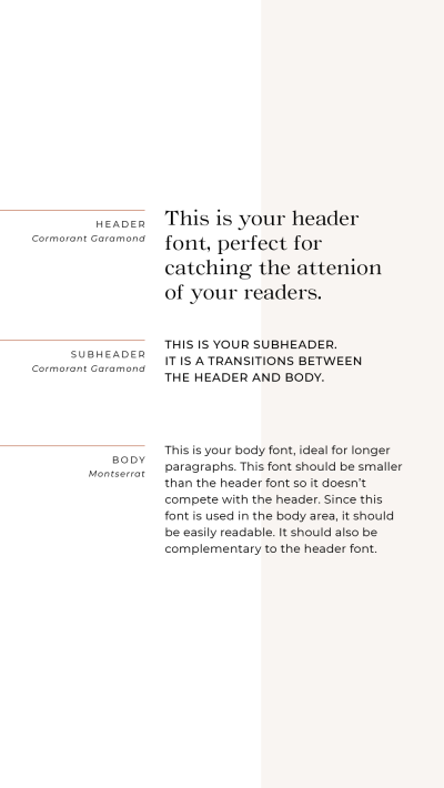 Font Hierarchy