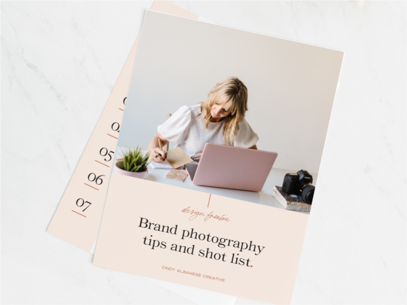 Brand Photography Tips and a free shot list