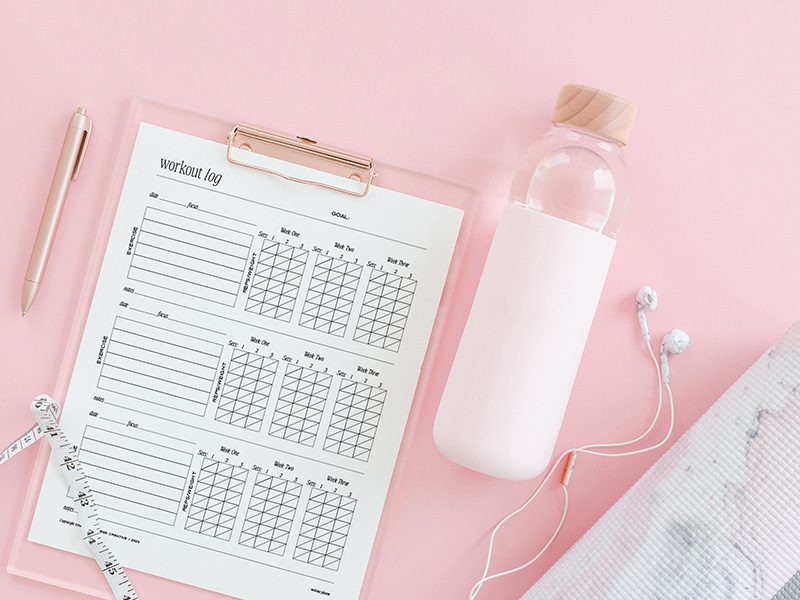 Wellness Planner Workout Log